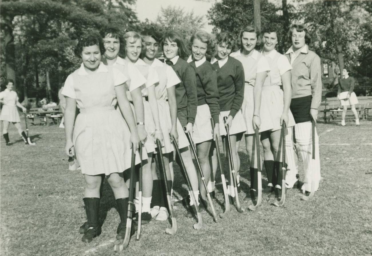 Early Springfield College Field Hockey Team