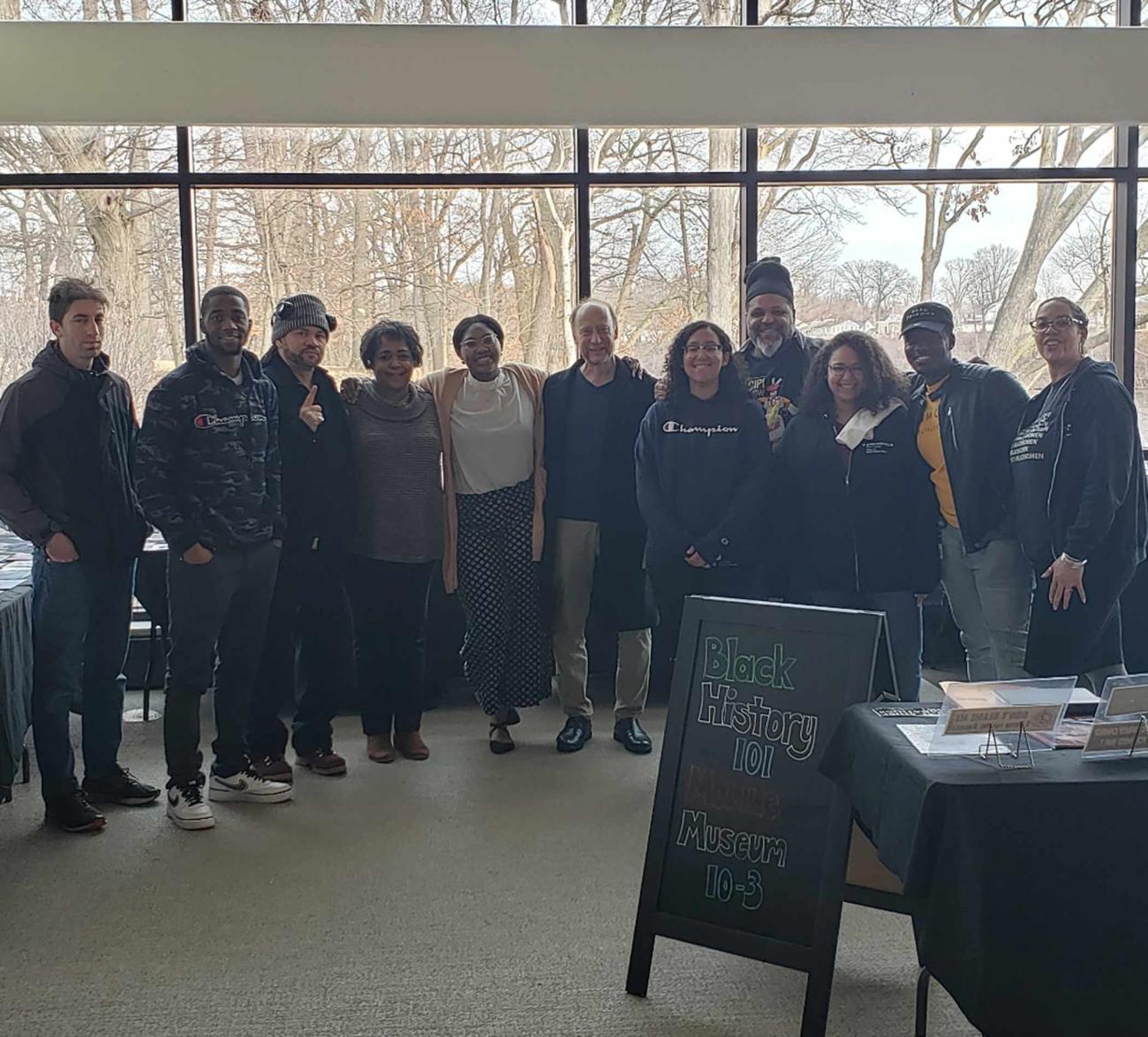 In alignment with the annual Springfield College Black History Month Luncheon, The Office of Multicultural Affairs hosted the Black History 101 Mobile Museum on campus in the Flynn Campus Union.