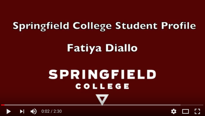 Springfield College accounting major Fatiya Diallo took part in the recent Sigma Beta Delta Leadership Academy in Bentonville, Ark. 